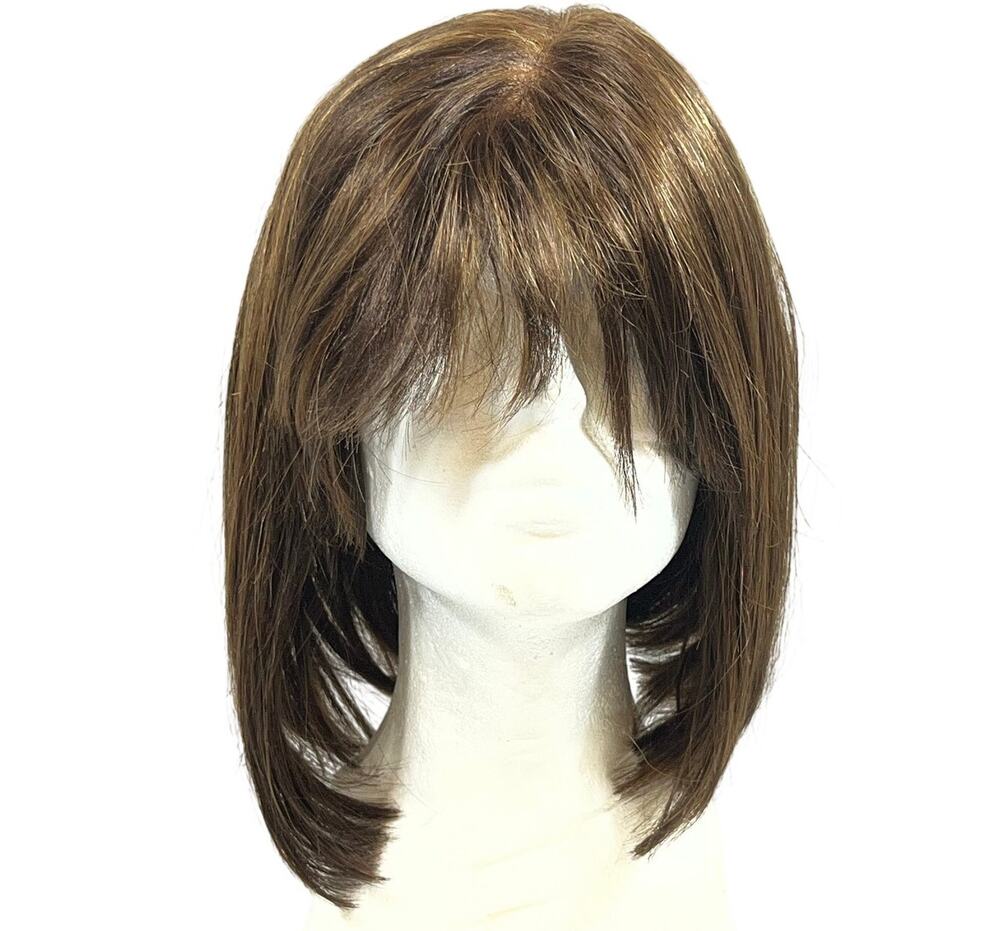 Estetica Designs Emma Monofilament Wig R6/28F Brown Graduated Bob Bangs